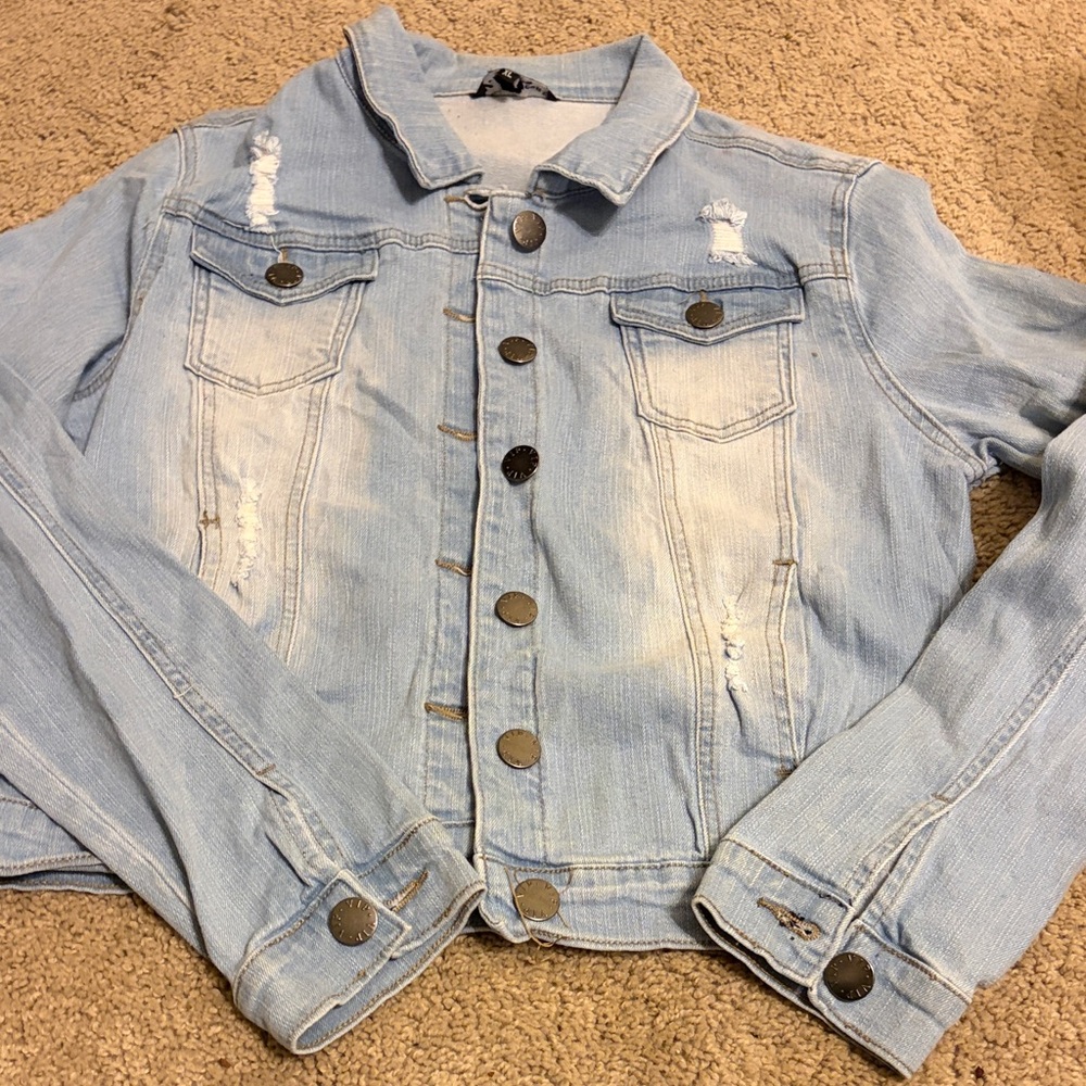 VIP Light Blue Jean Jacket